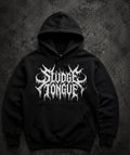 BLACK SLUDGE TONGUE HOODIE
