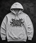 GREY SLUDGE TONGUE HOODIE