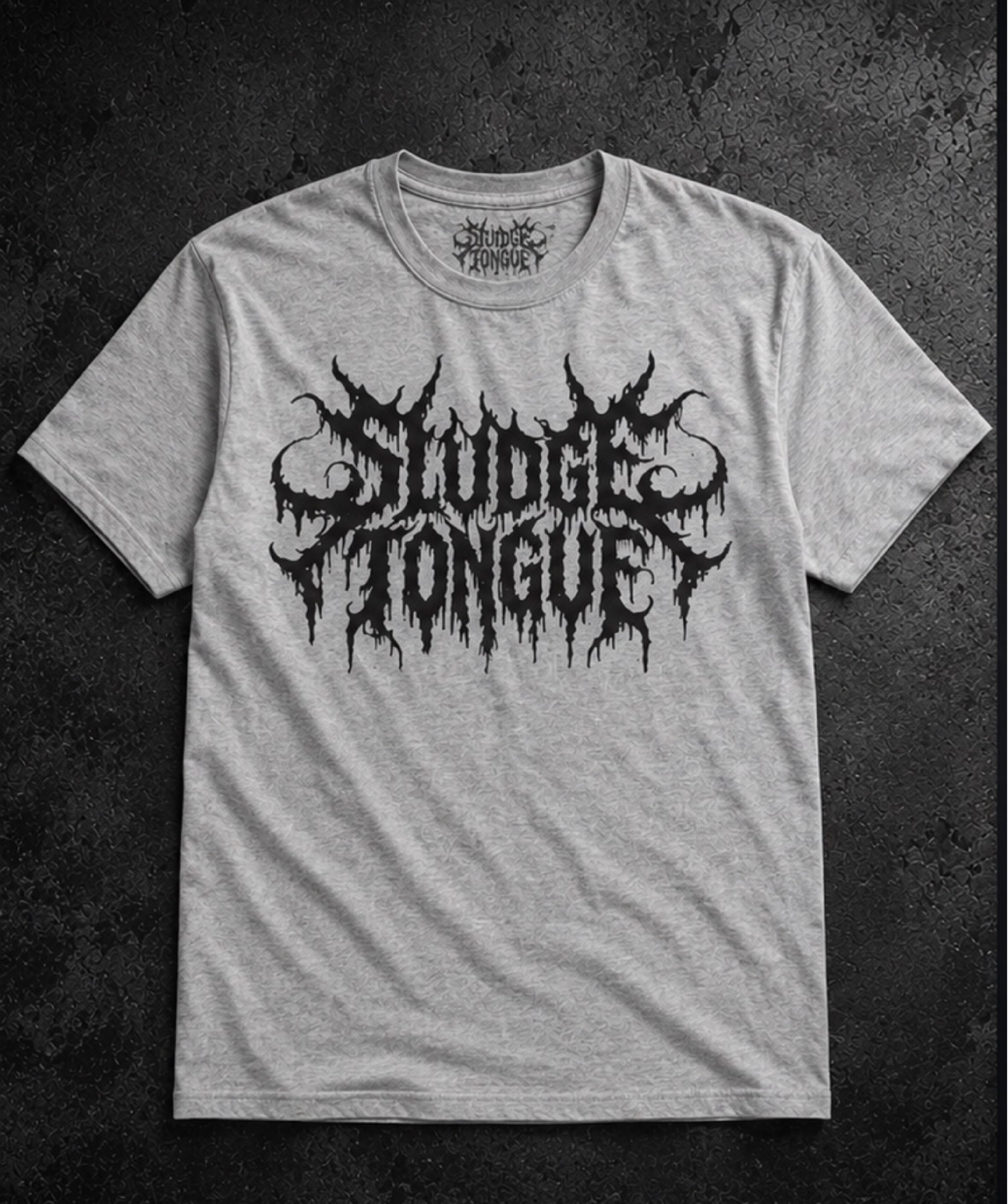 GREY SLUDGE TONGUE TEE